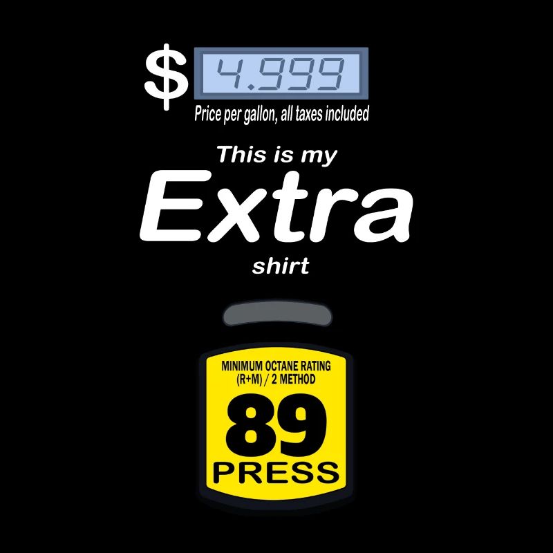 Drôle de conception d’humour de pompe à essence - C’est mon extra