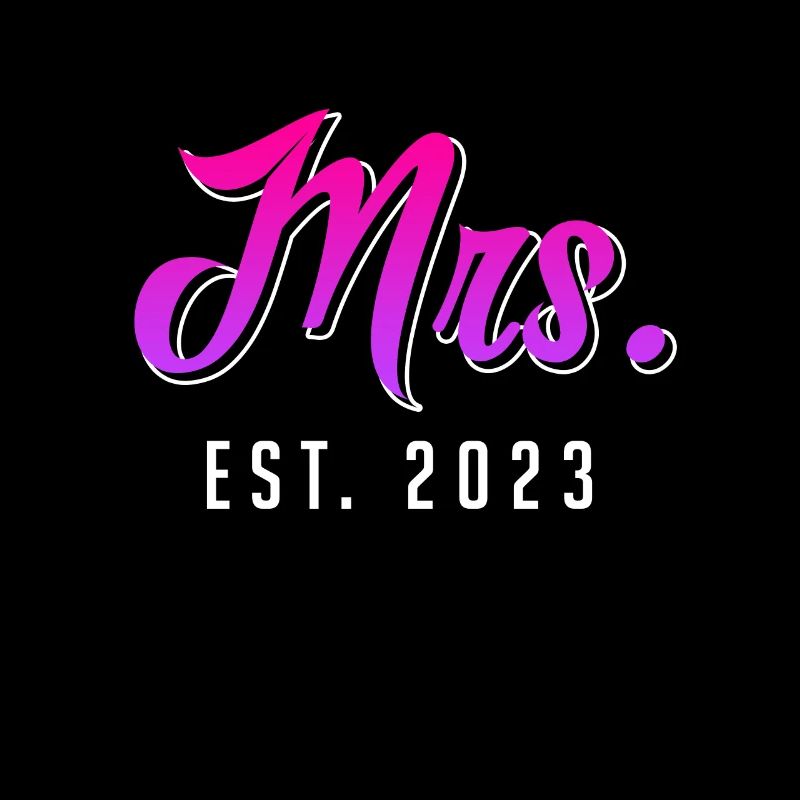 Mrs Mr Deco Wedding