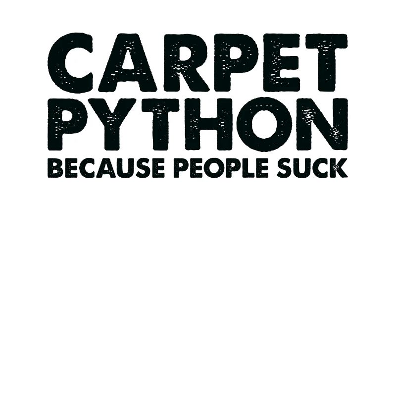 Leute Saugen Teppich-Python-Schlange