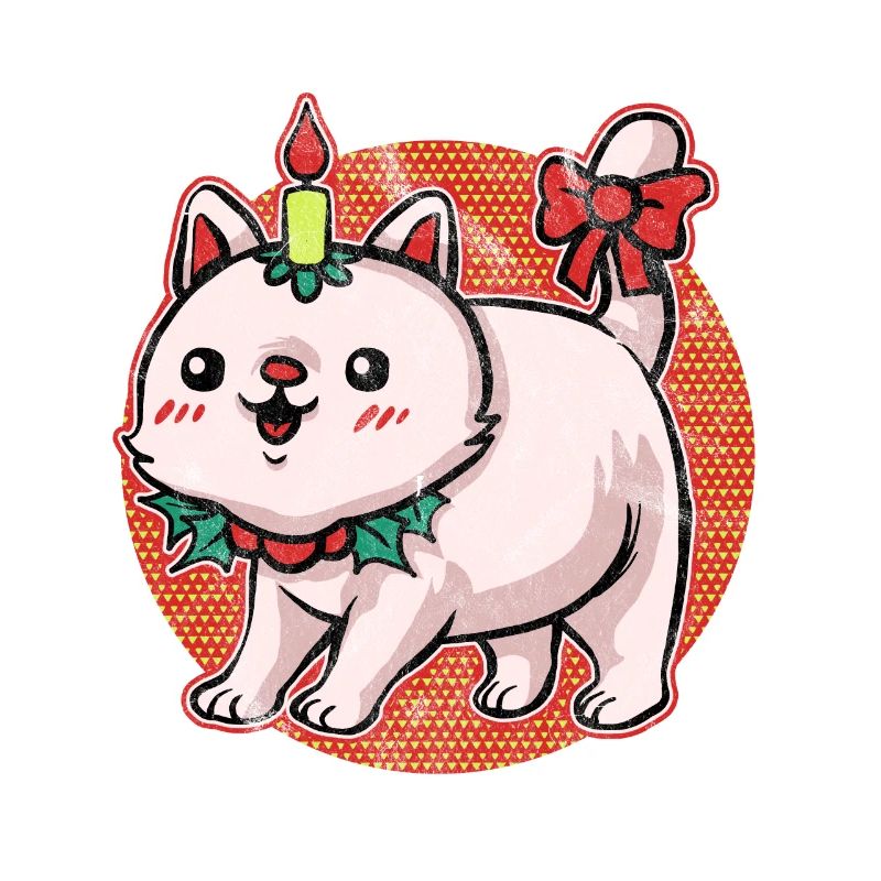 Pull de Noël moche Chat