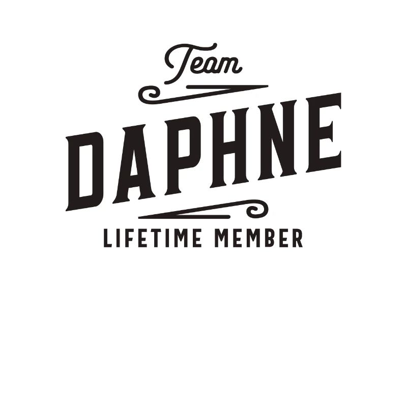 Team Daphne Lifetime Member Personalized Name