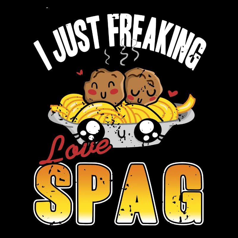 I Just Freaking Love SPAG Cute Retro Spaghetti
