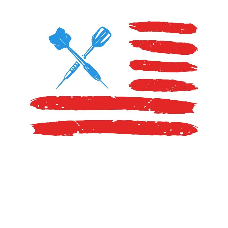 Fléchettes du drapeau des États-Unis pour les joueurs de fléchettes