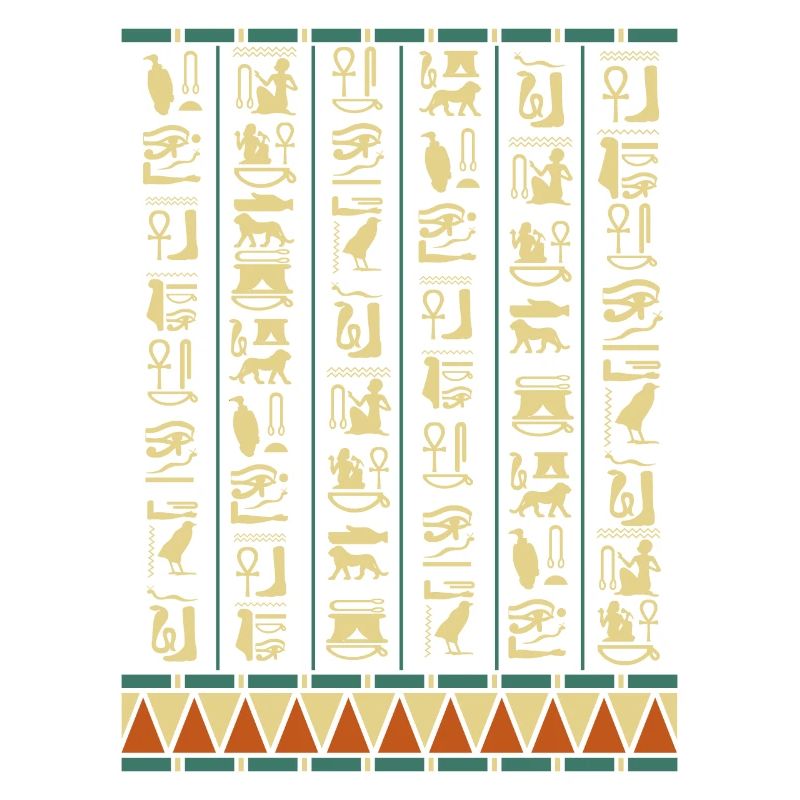Hieroglyphs Pyramids Ancient Egypt