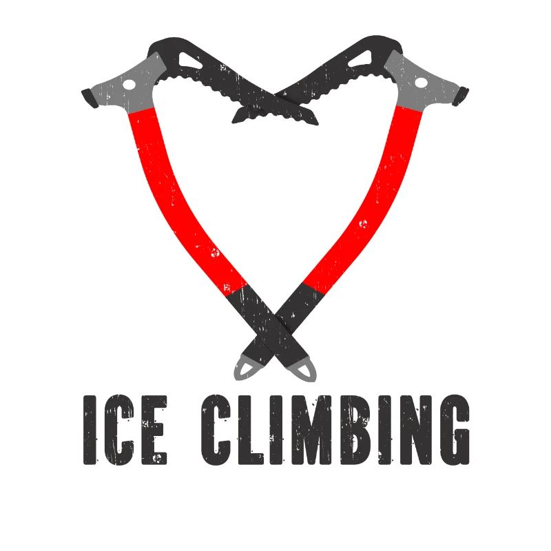Ich Liebe Eisklettern Eiskletterer Eispickel