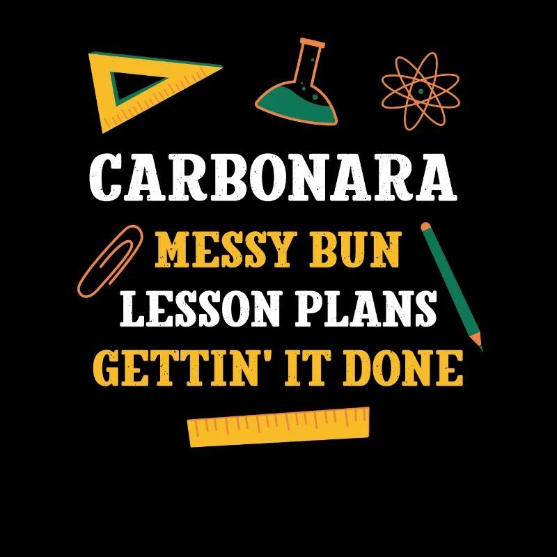 Carbonara Messy Bun Plans de leçon Drôle De Professeur