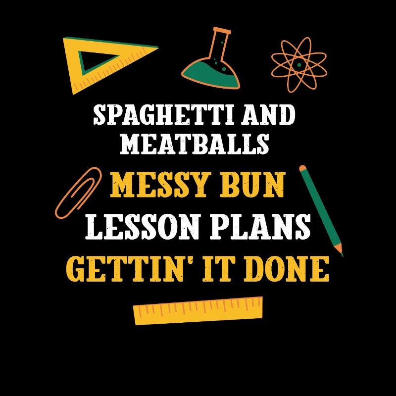 Spaghetti and Meatballs Messy Bun Lesson Plans