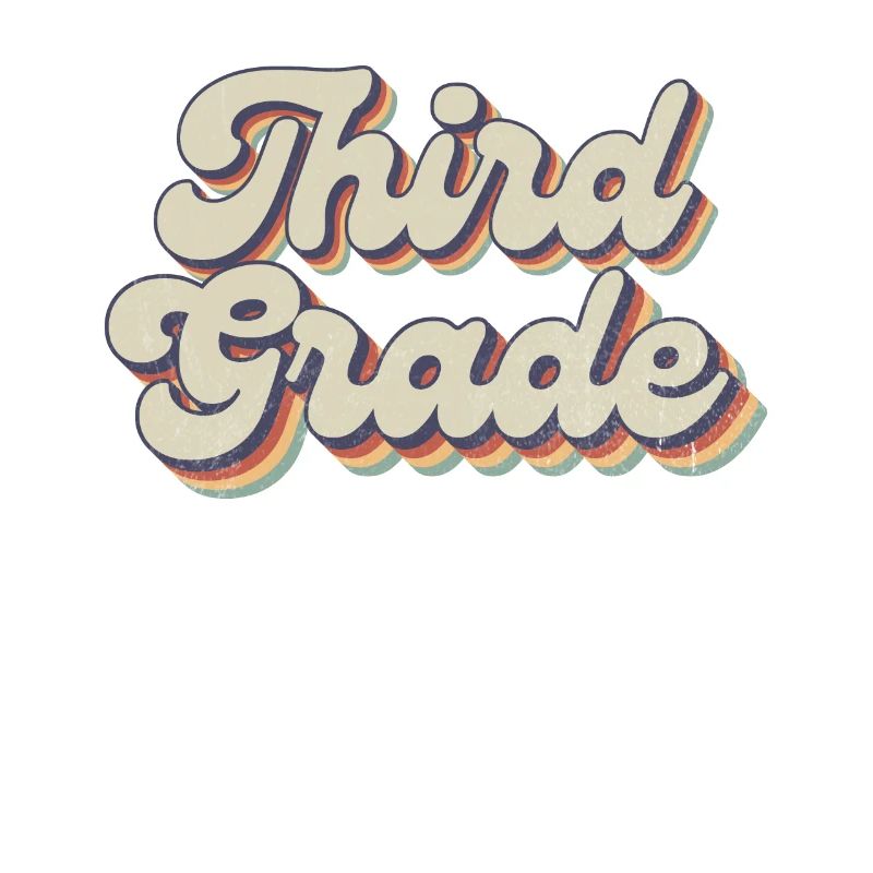 Boho Rainbow - Third Grade Teacher