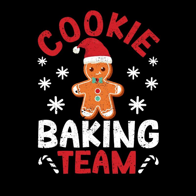 Cookie Baking Team Christmas Baker Cook