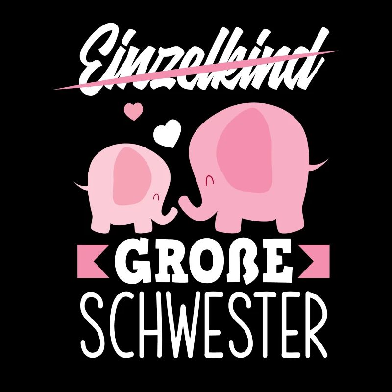 Süßes Ich Werde Große Schwester Elefant