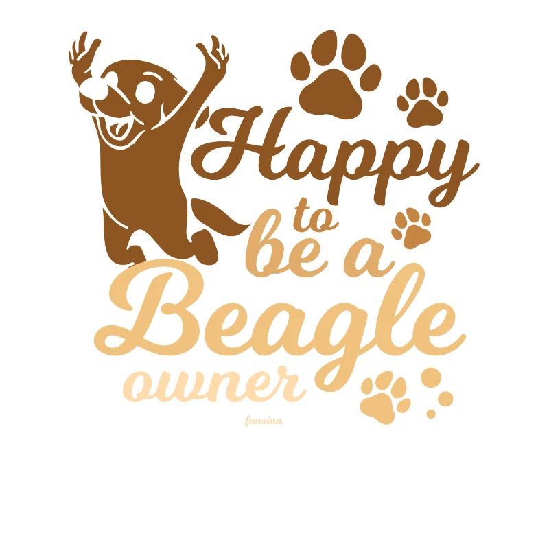heureux propriétaire de chien Beagle