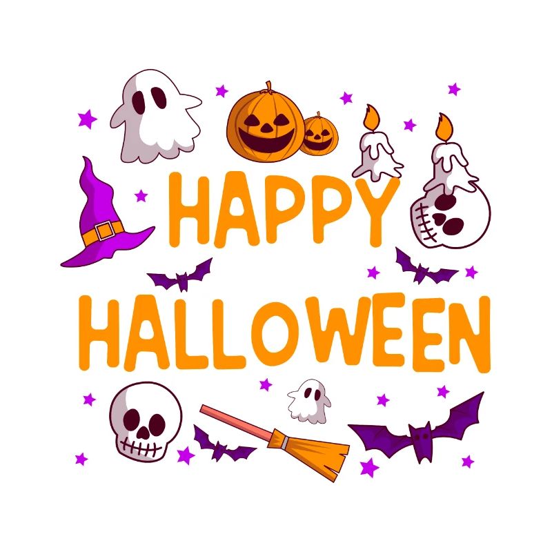 Happy Halloween Pumpkin Lantern Ghost Ghost