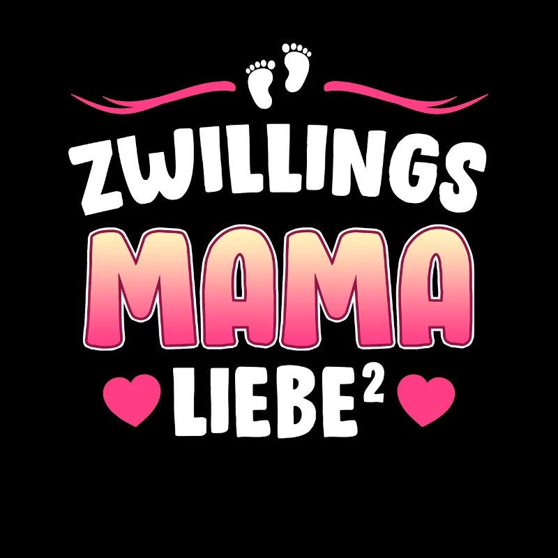 Zwillingsmama Liebe hoch 2 Mutter von 2 Mama