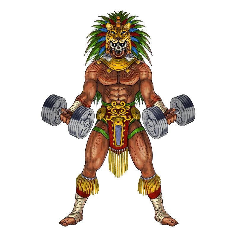 Aztec Warrior Bodybuilder