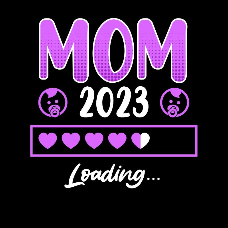 Mama 2023 Mutter to be schwanger Junge Mädchen