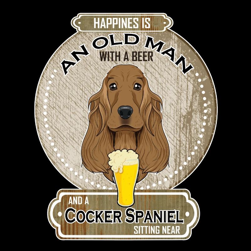 Cocker Spaniel Dad Beer Lover