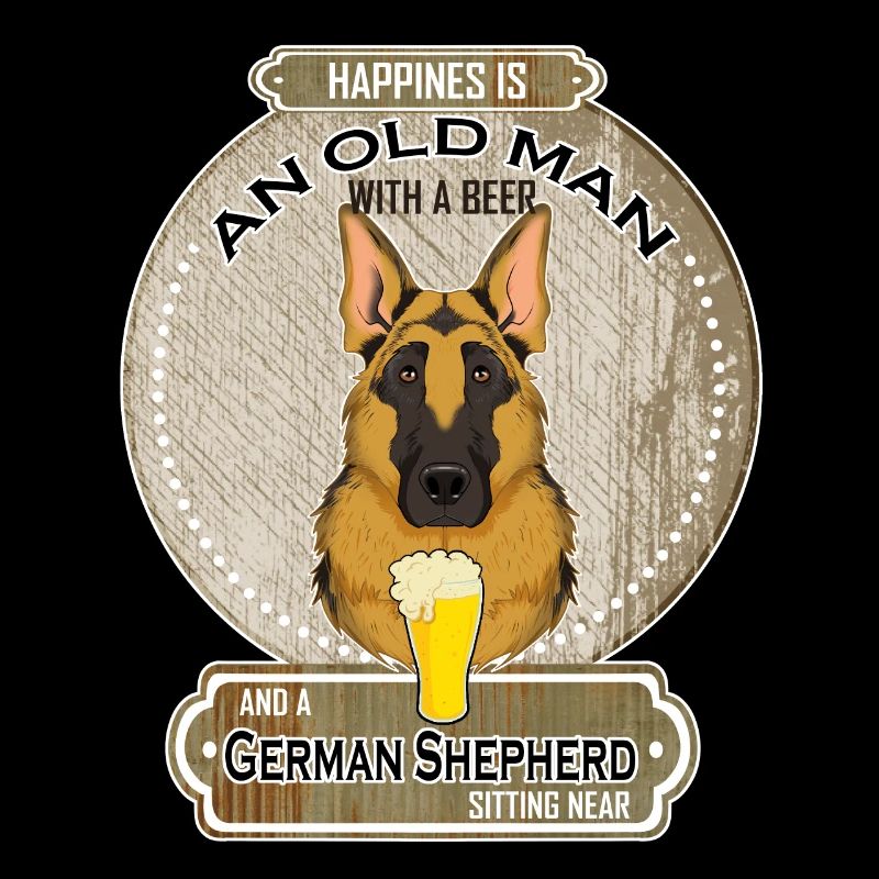 German Shepherd Dad Beer Lover