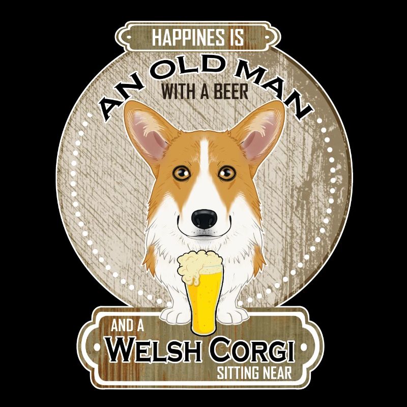 Welsh Corgi Dad Beer Lover