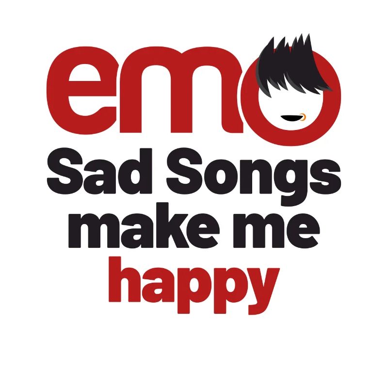 emo - Traurige Lieder machen mich glücklich | Emo Kleidung | Emoc