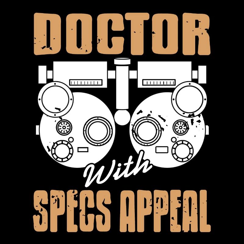 Médecin avec spécifications Appel Drôle Ophtalmologiste
