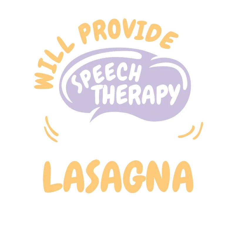 Provide Speech Therapy for Lasagna Funny Speech