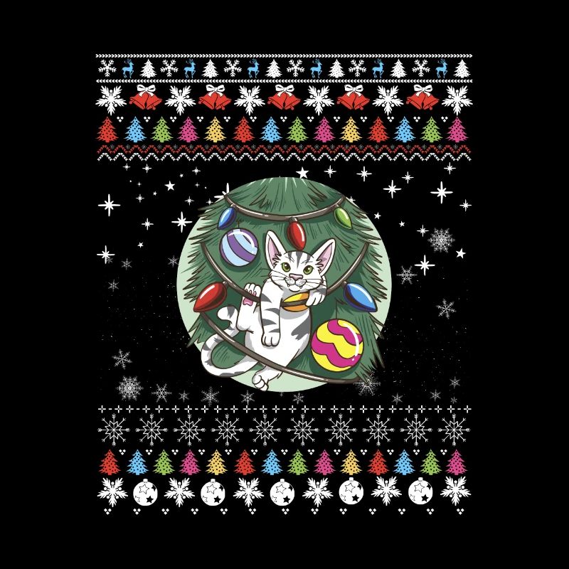 Décor de Noël pour chat