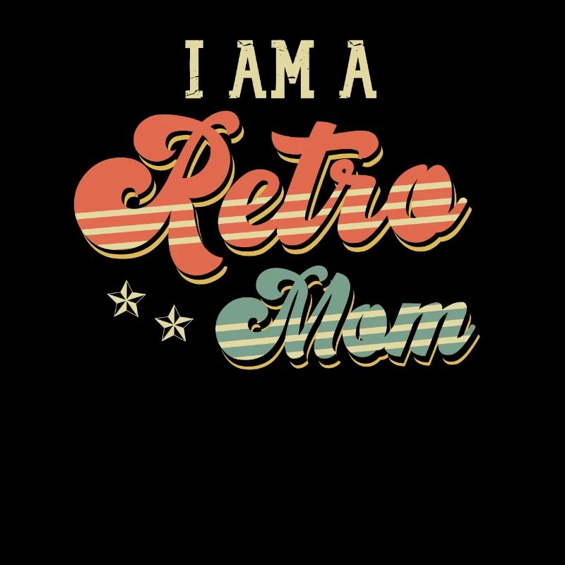 Retro Mama Vintage Mutter Kinder Oma Mama