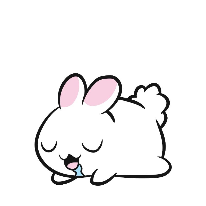 Sleeping Rabbit Sleeping Pajama Rabbit