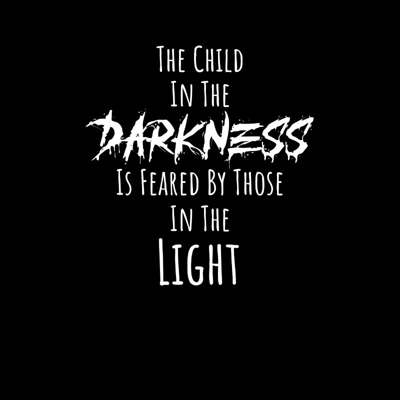Goth Gothic Das Kind In Der Dunkelheit Wird Von