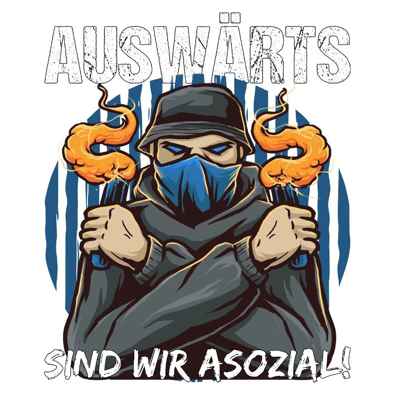 Fußball Fan Pyro Statement Geschenk