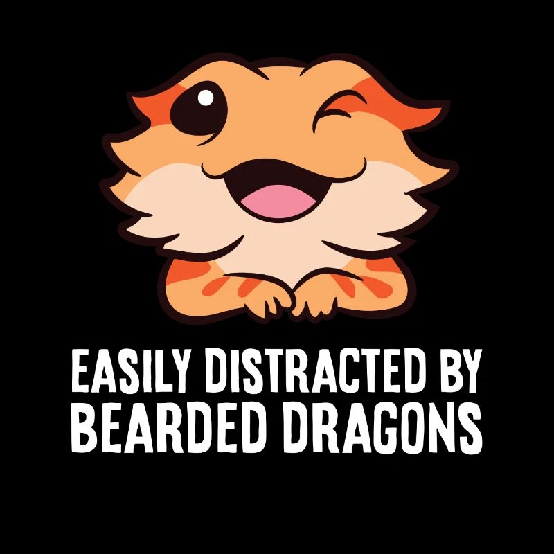Bearded Dragon Lover Easily Distracted By Bearded