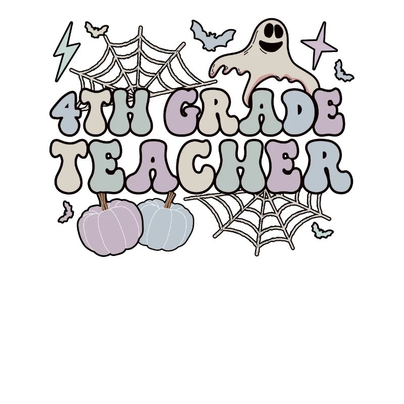 Enseignant de 4e année Halloween 4e équipe quatrième année