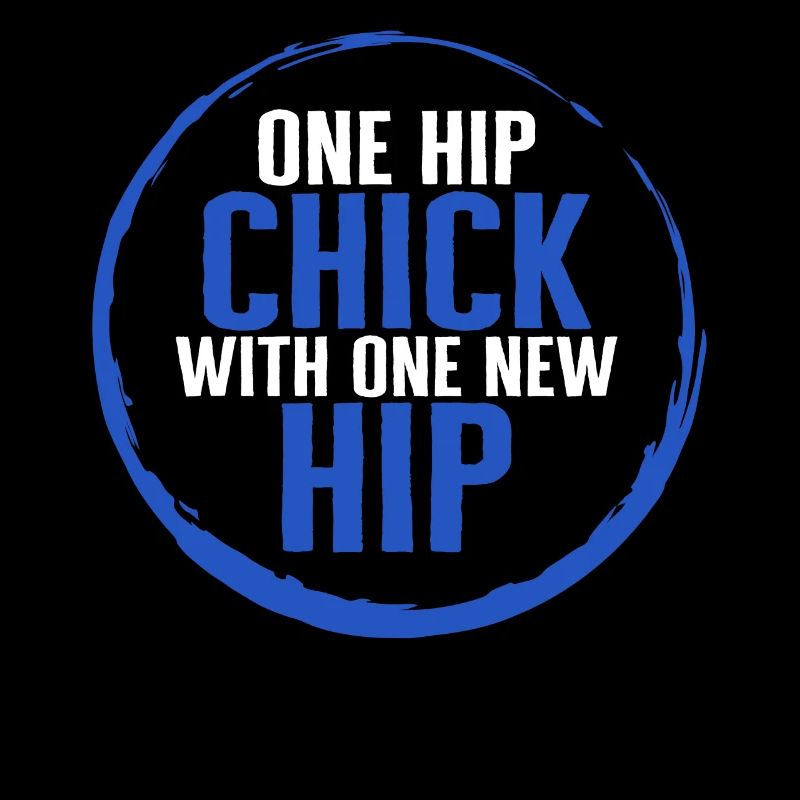 Hüft-OP-Shirt, ein Hüft-Chick-Tee, Bionic