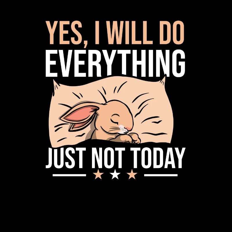 Tiredness Rabbit Lazy Sleep Bored Ka
