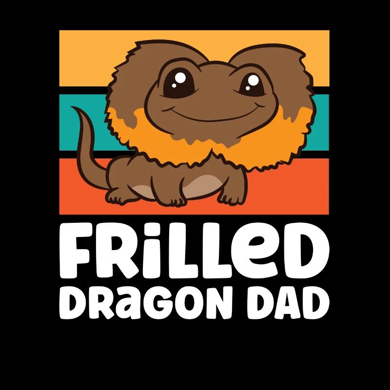 Gekräuselter Drache Papa Gekräuselte Eidechse Papa