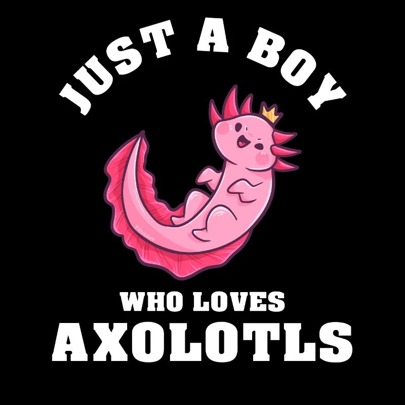 Juste un garçon qui aime les axolotls