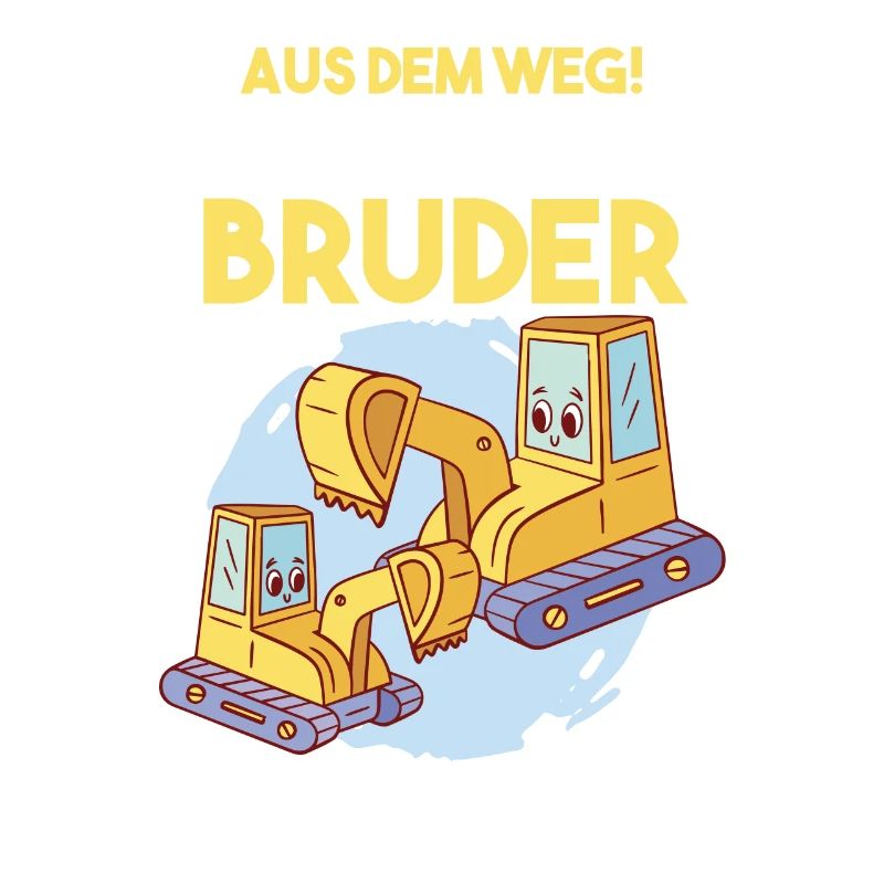 Dabbing Baggerfahrer Bagger Bruder