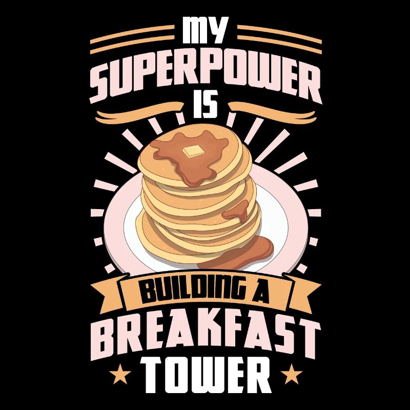 I'm building a breakfast tower - pancake maker