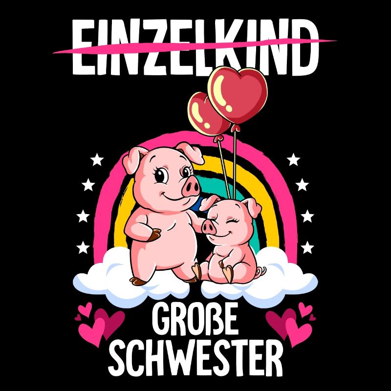 Ich werde Große Schwester Schweine