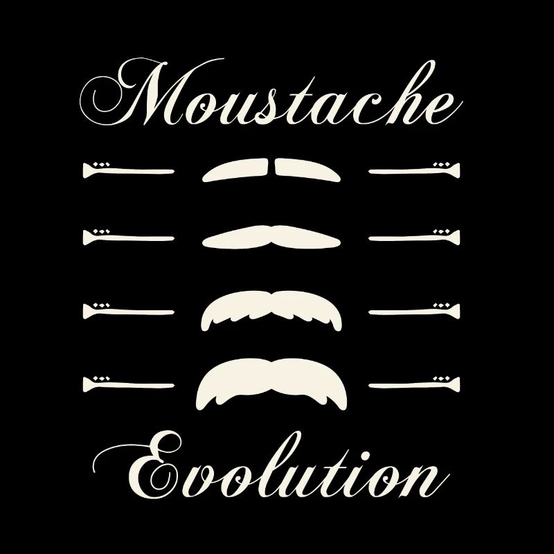 moustaches evolution, Idée cadeau d'élégance.