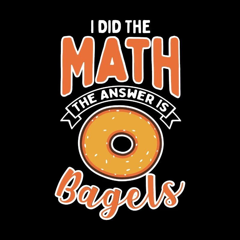 Math Bagel Nerd Bagels Professeur de mathématiques