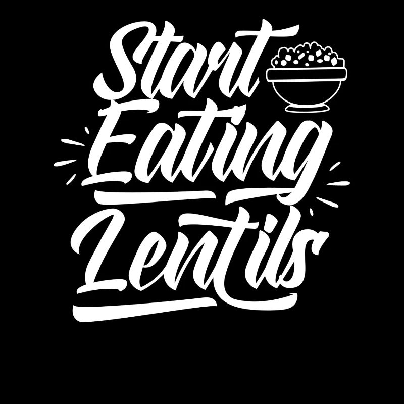 Fang an Linsen zu essen Linse Linsensuppe