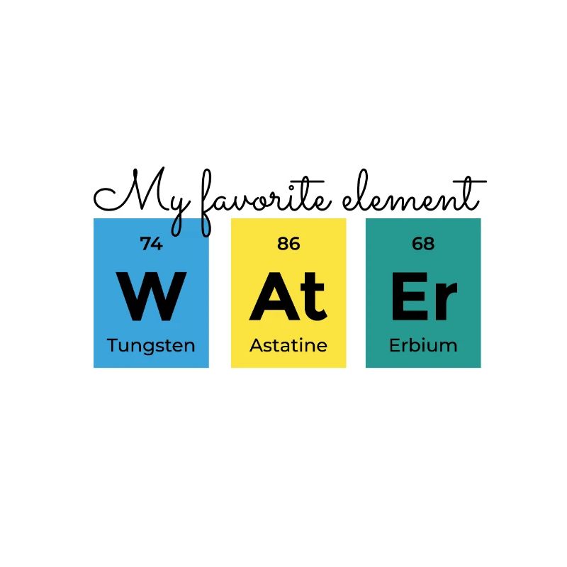 Science - My favorite element is W AT ER