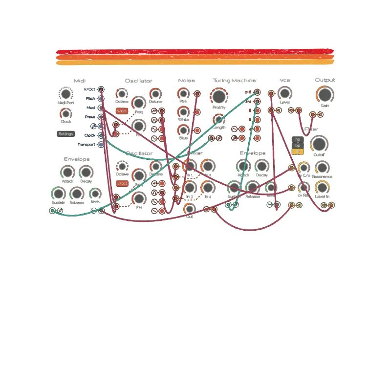 Vintage Modular Synthesizer Analog Audio Engineer