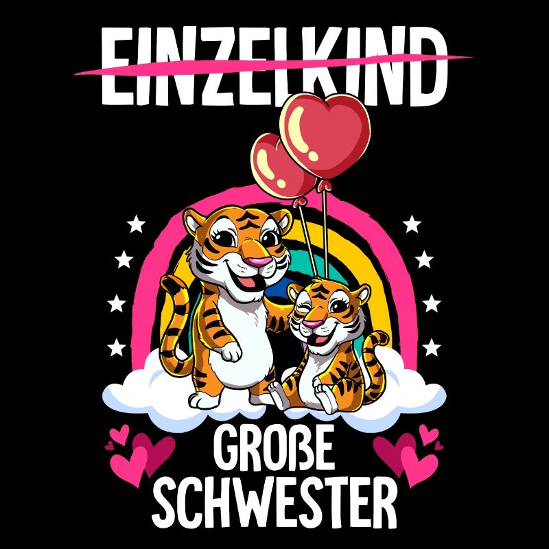 Ich werde Große Schwester Tiger