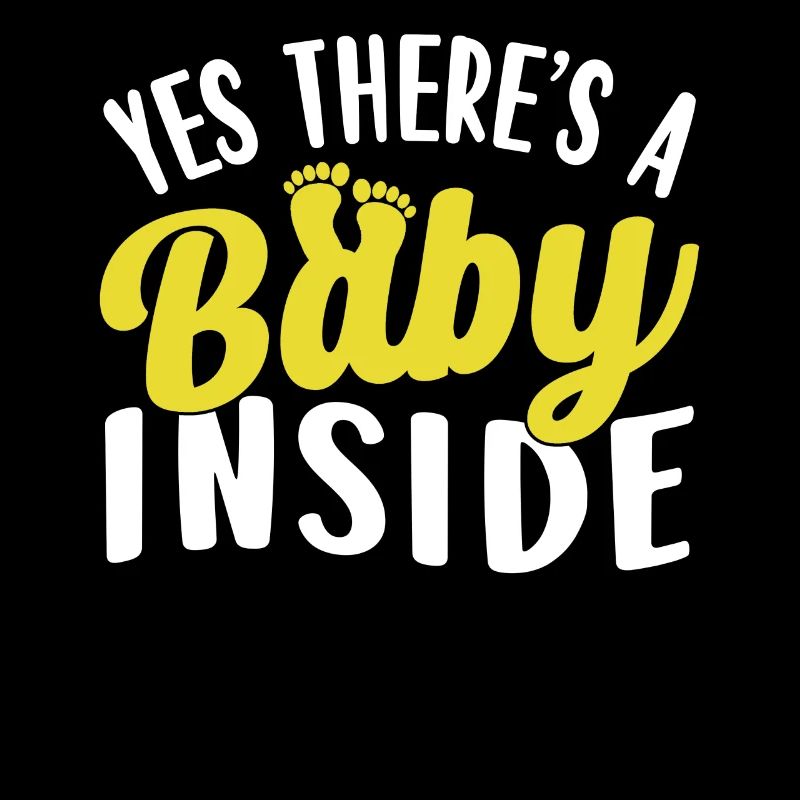 Oui, il y a un bébé dedans Bébé mignon à l’intérieur de la grossesse