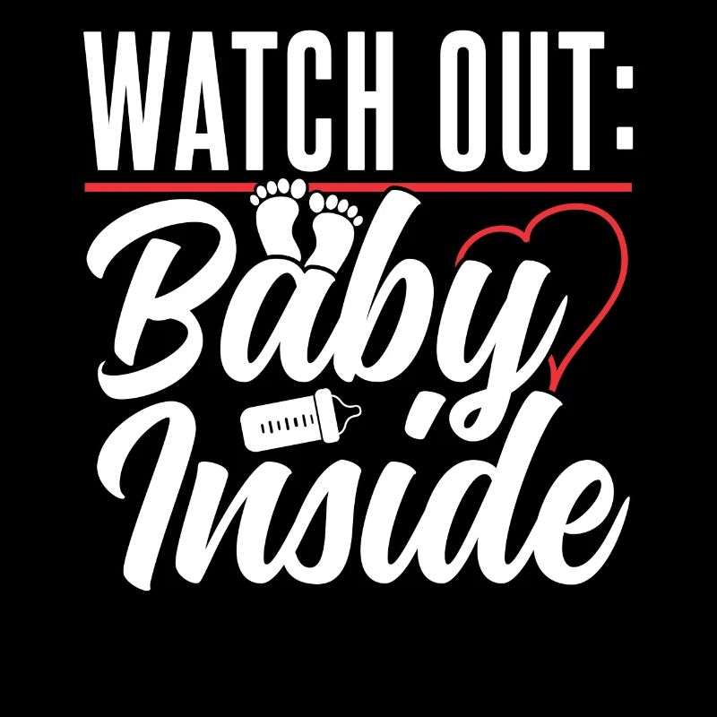 Attention! Bébé à l’intérieur de bébé à l’intérieur d’une grossesse mignon