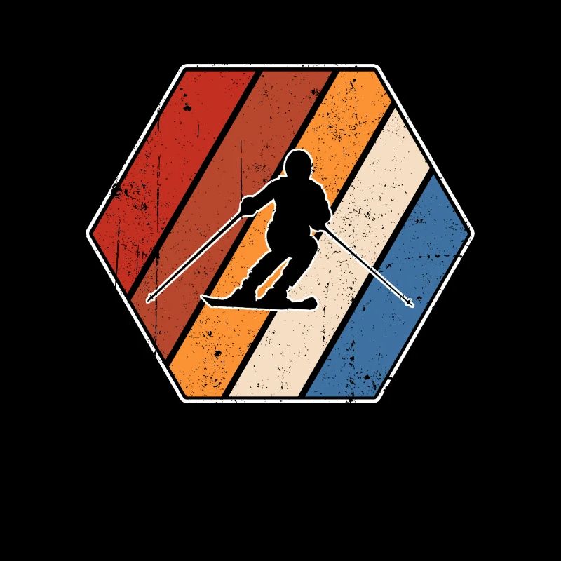 Retro skiing