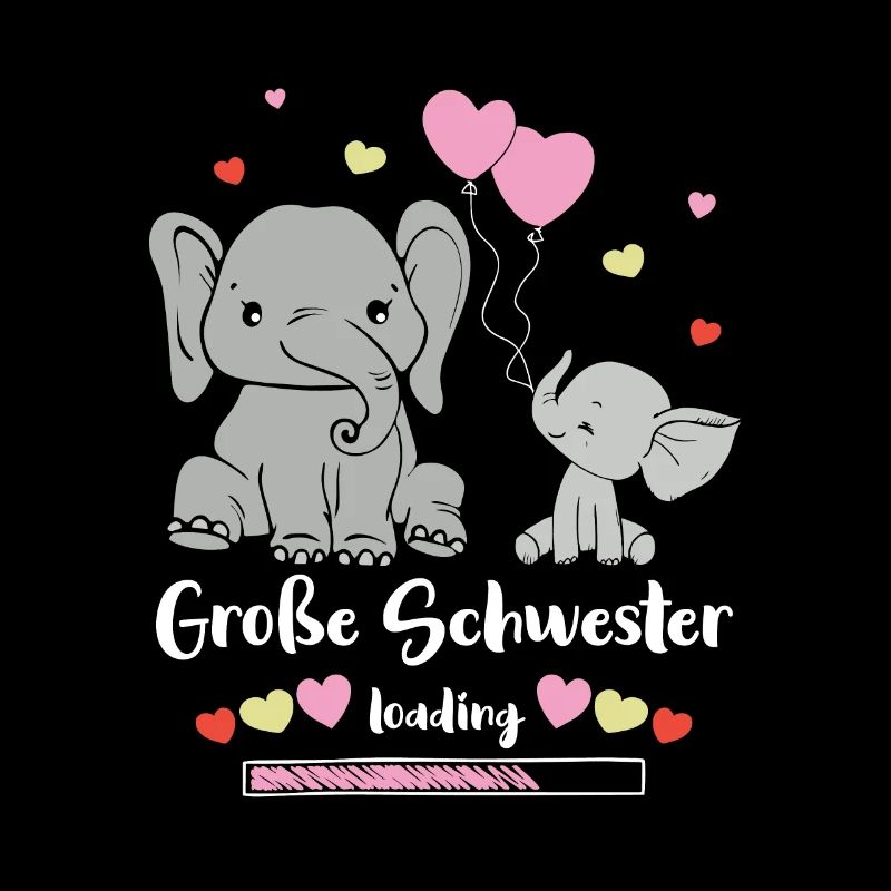Große Schwester Loading Elefant