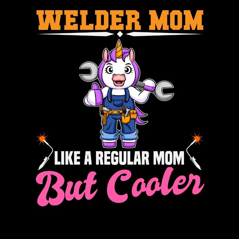 Maman soudeuse comme une maman régulière mais plus cool